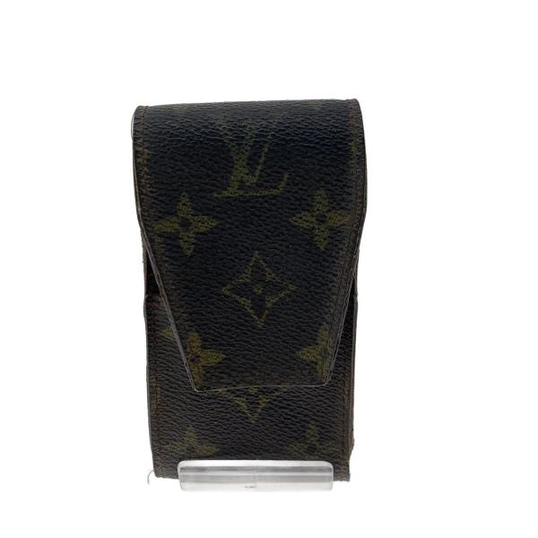 LOUIS VUITTON◆エテュイ・シガレット_モノグラム・キャンバス/PVC/BRW