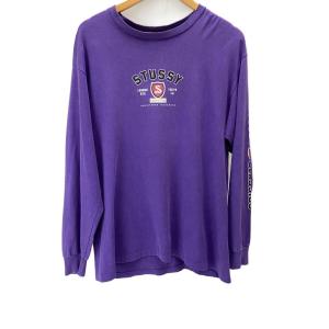 STUSSY◆長袖Tシャツ/L/コットン/PUP//