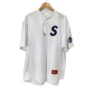 Supreme◆ヘンリーネックカットソー/XL/ポリエステル/WHT//
