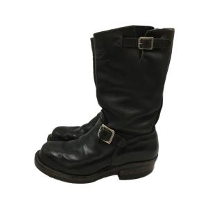 RED WING◇エンジニアブーツ/26cm/BLK/レザー/D2268 : セカンド RED WING◇エンジニアブーツ/26cm/BLK/レザー/D2268 : セカンド