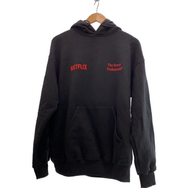 the ennoy professional◆×NETFLIX/パーカー/M/コットン/BLK/AW...