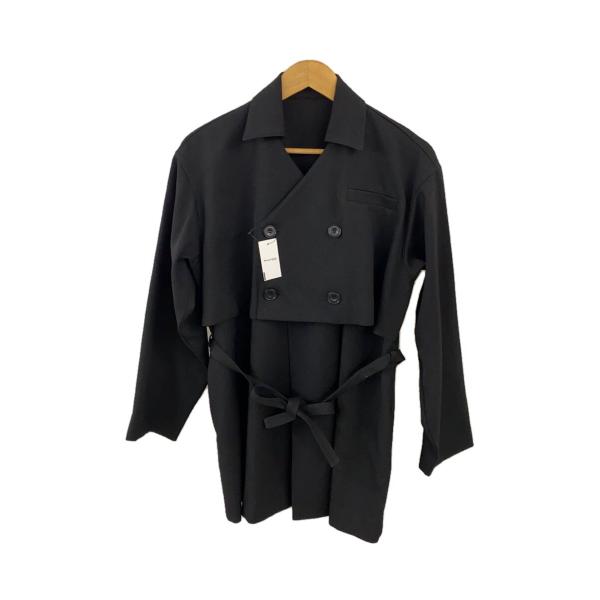 RIM.ARK◆ジャケット/FREE/ポリエステル/BLK/460DSS30-0100