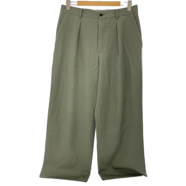 Graphpaper◆BACK SATIN GABA/タックスラックスパンツ/GM221-40058...