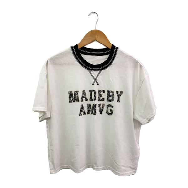 AMERI◆Tシャツ/FREE/コットン/WHT/02410381310