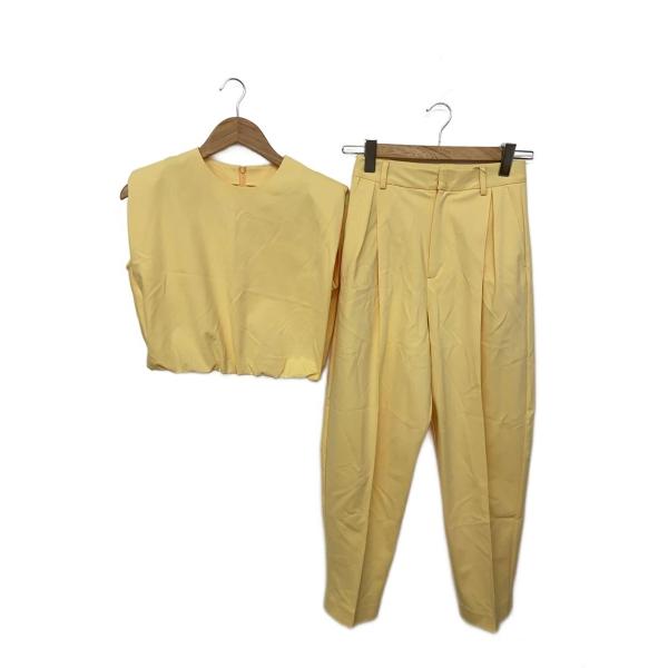 AMERI◆セットアップ/M/ポリエステル/YLW/02210590970