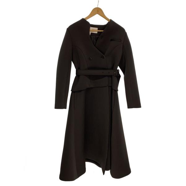 AMERI◆コート/S/ポリエステル/BLK/01220760720