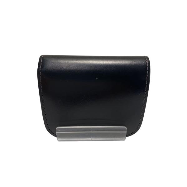 WILD SWANS◆2つ折り財布/レザー/BLK/メンズ/CASA/サドルプルアップ