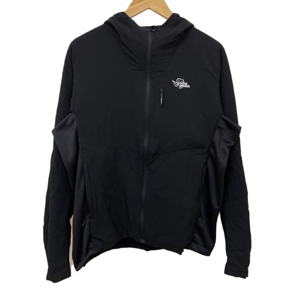POLEWARDS◆ジャケット/XL/ポリエステル/BLK/無地/PW2SJN04