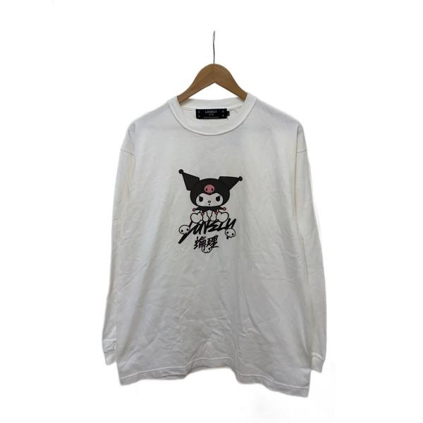 LONELY論理◆長袖Tシャツ/XL/コットン/WHT