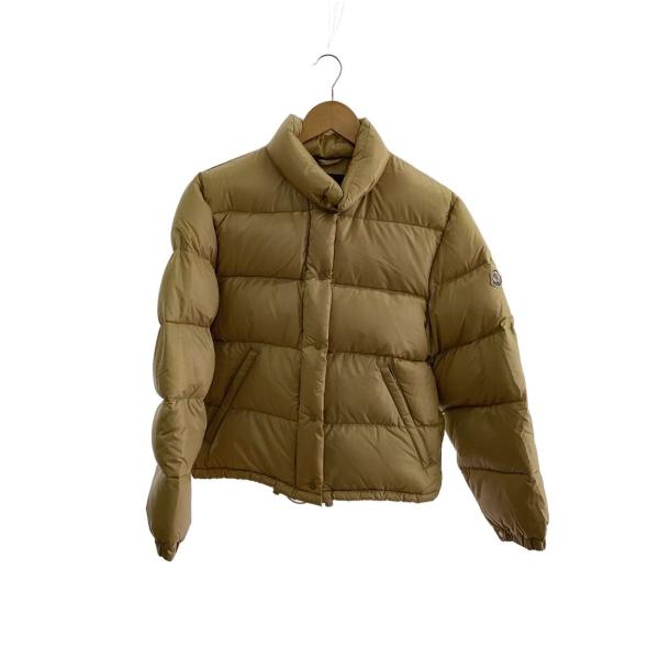 MONCLER◆ダウンジャケット/O/ナイロン/CML/無地/220-093-45300-50