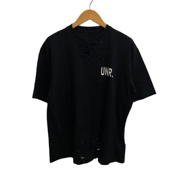 UNRAVEL PROJECT◆Tシャツ/M/コットン/BLK/UMAA004S20JER005