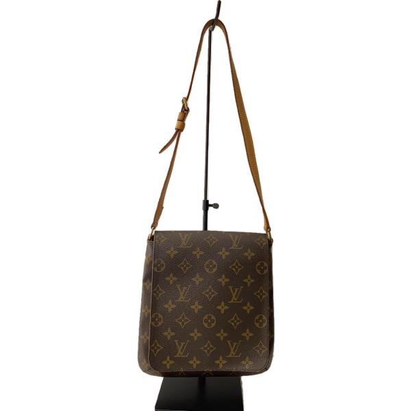 LOUIS VUITTON◆ミュゼット・サルサ・ショートショルダー_モノグラム_BRW/PVC/BR...