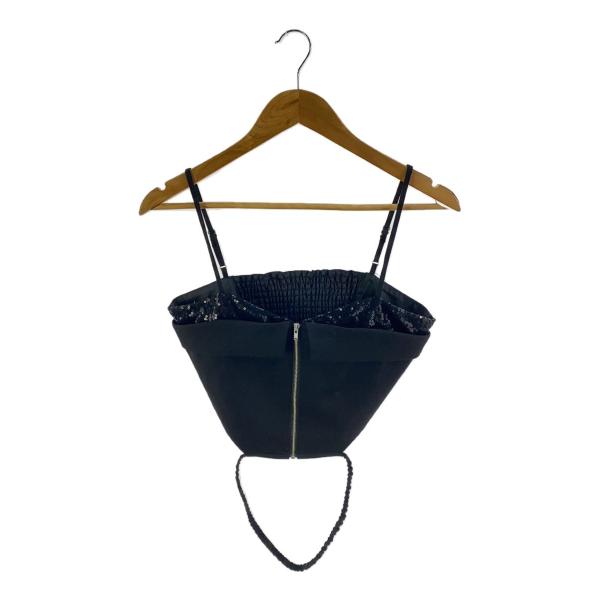 AMERI◆24ss/LAYERED SPANGLE SHORT BUSTIER/M/ポリエステル/...