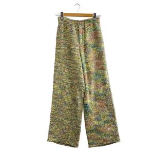MASU◆CANDY TWEED WIDE PANTS/ボトム/44/ナイロン/マルチカラー/MASS-PT0524//