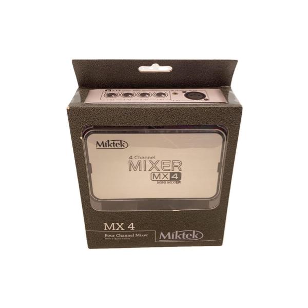 Miktek MX 4/4チャンネル ミニ・ステレオミキサー/B08YCWLPCD/ミニステレオミキ...