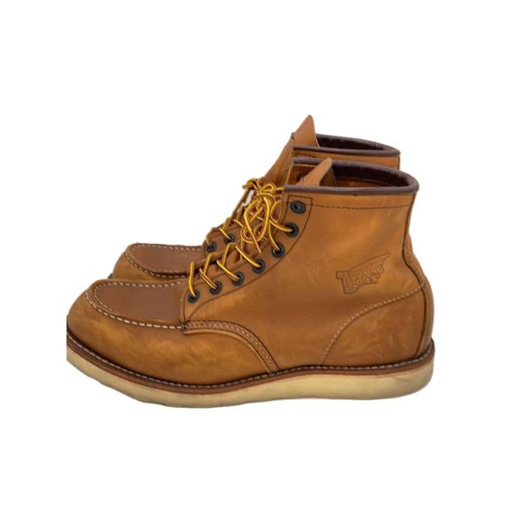 RED WING◆レースアップブーツ/27.5cm/BRW/レザー/875/USA製/ブラウン