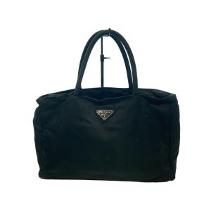 良品 PRADA プラダ 三角ロゴ プレート ナイロン テスート ミニ ハンド