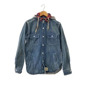 STUSSY◆長袖シャツ/M/デニム/IDG