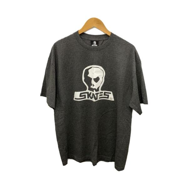 SKULL SKATES◆Tシャツ/XL/コットン/GRY//