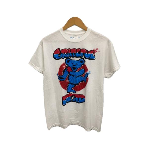 LIQUID BLUE/Tシャツ/M/コットン/WHT/GREATFUL DEAD/タイダイ