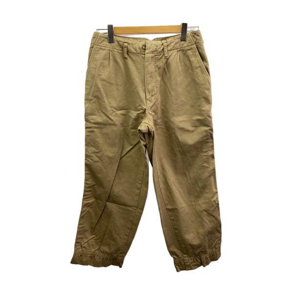 kolor◆パッカリングパンツ/ボトム/2/コットン/BEG/無地/18WCM-P15113//