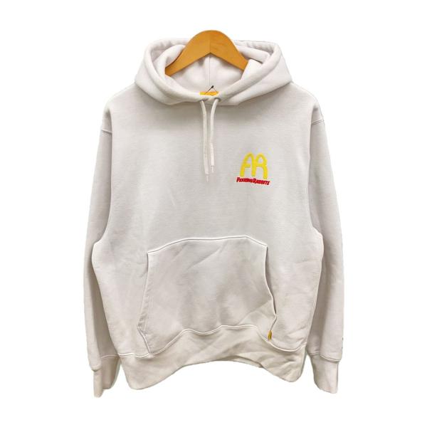 #FR2◆FXXKING RABBITS/パーカー/M/ポリエステル/WHT/プリント