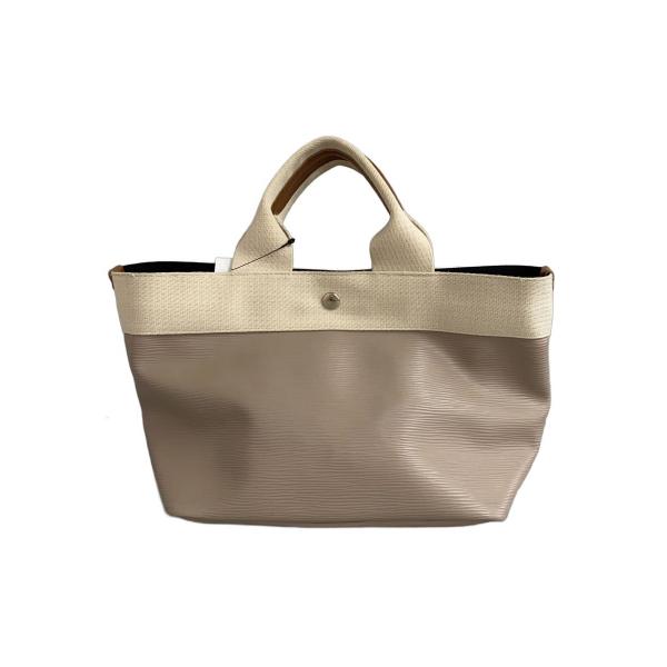 TOPKAPI◆BREATH/リプル/ネオレザー/トートバッグ/BEG/無地