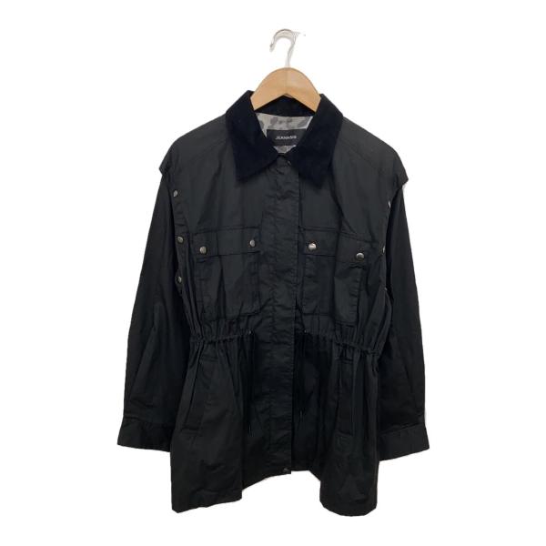 JEANASIS◆ジャケット/FREE/コットン/BLK/無地/JS071605AD