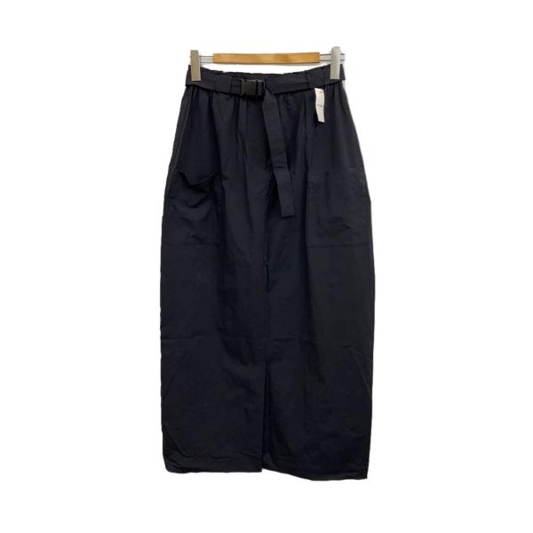 RIM.ARK◆スカート/38/ナイロン/BLK/460GSL31-0560