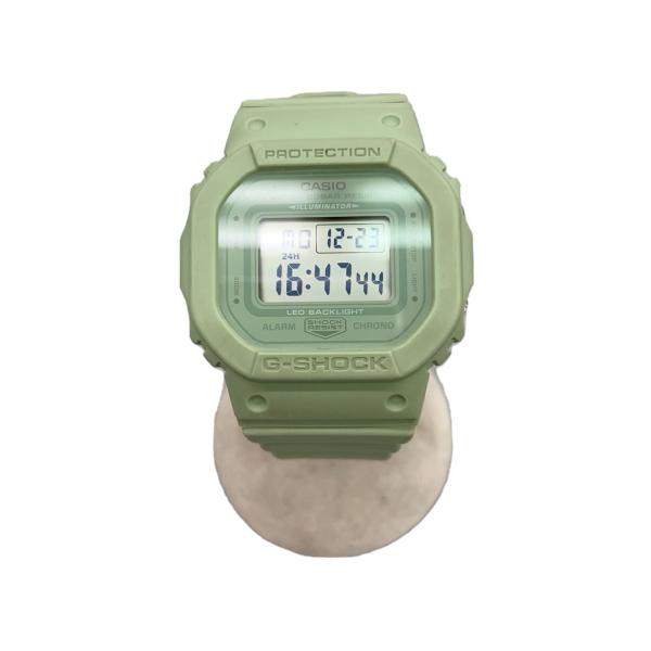 CASIO◆CASIO/カシオ/クォーツ腕時計_G-SHOCK/デジタル/ラバー/グリーン