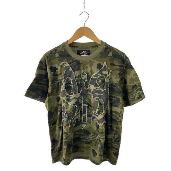 AFB◆Tシャツ/L/コットン/GRN/カモフラ