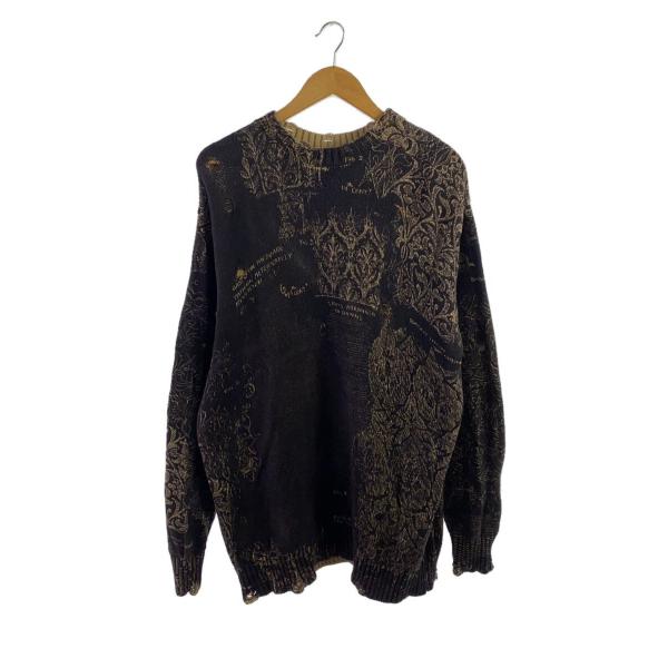 AMERI◆UND VINTAGE LIKE HANDWRITING OVER KNIT/ニット・セ...