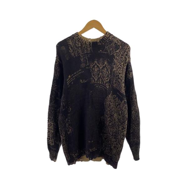 AMERI◆UND VINTAGE LIKE HANDWRITING OVER KNIT/ニット・セ...