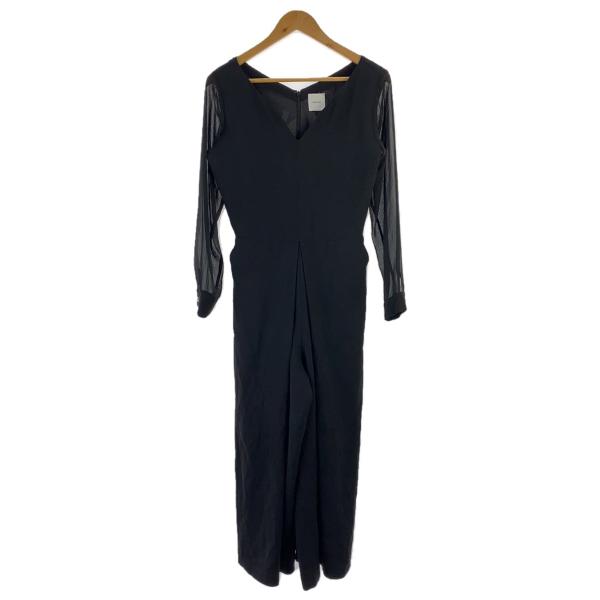 AMERI◆袖切替/オールインワン/M/ポリエステル/BLK