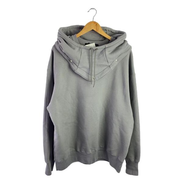 JUN NAKAYAMA◆23AW/DETACHABLE HOODIE/パーカー/XL/コットン/G...