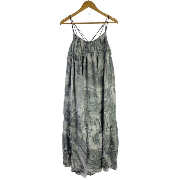 AMERI◆25ss/MEDI INDIAN POOL MARBLE DRESS/S/GRY/022...