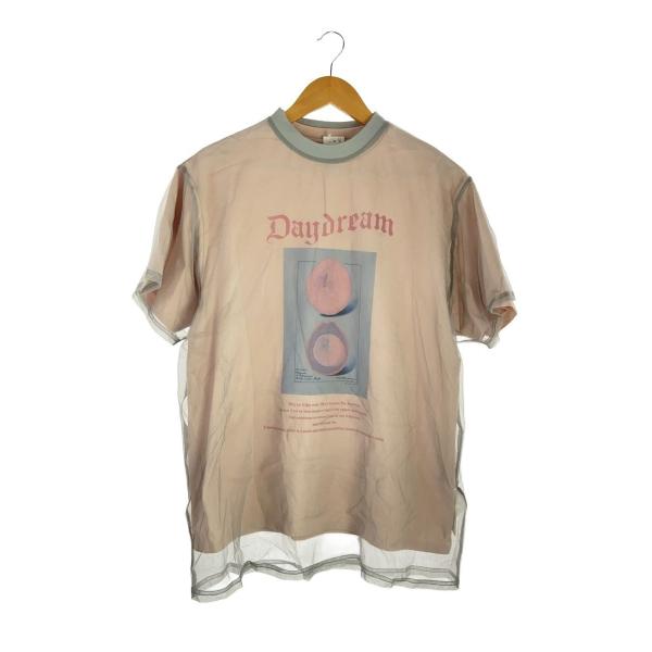 AMERI◆MEDI LAYERED CONCEPT TEE/Tシャツ/FREE/コットン/PNK/...