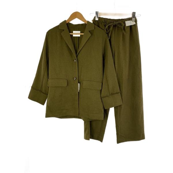 AMERI◆TAILORED RELAX SET UP/セットアップ/S/ポリエステル/KHK/01...