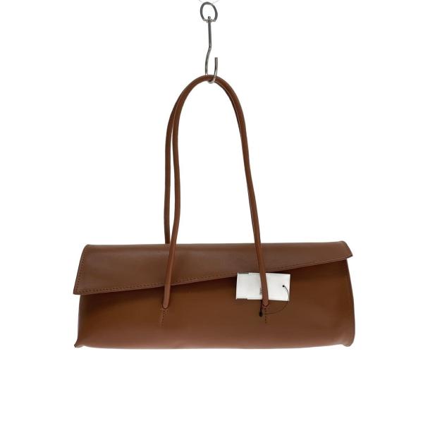 AMERI◆RECTANGLE LEATHER BAG/バッグ/レザー/BRW