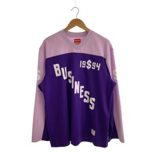 Supreme◆20SS/Business Hockey Jersey/長袖Tシャツ/L/ポリエステル/PUP