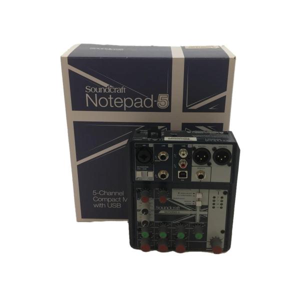 soundcraft/ミキサー/notepad-5