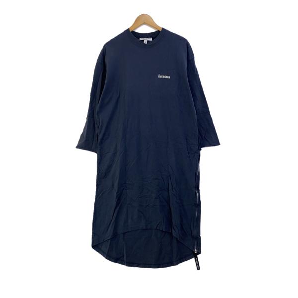 Americana◆長袖ワンピース/FREE/コットン/NVY