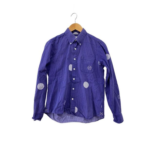 uniform experiment◆長袖シャツ/1/コットン/BLU/ストライプ/UE-12306...