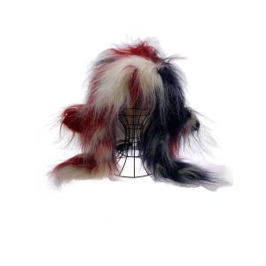 MASU◆MARBLE FLAG HOOD/キャップ/--/アクリル/RED/メンズ/MFFW-0J0423