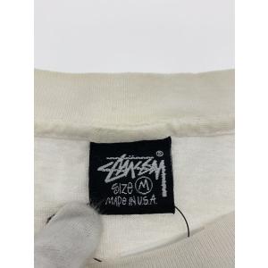 STUSSY◆Tシャツ/M/コットン/WHT//の詳細画像2