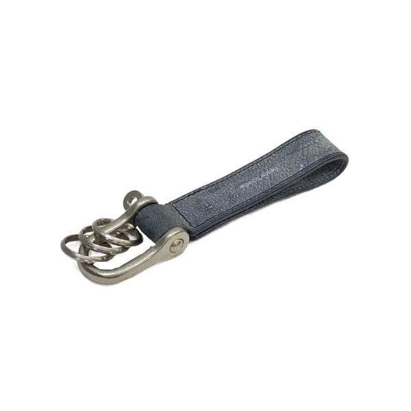 Hender Scheme◆KEY SHACKLE/ロウ加工/牛革/BLK/メンズ/LI-RC-KS...