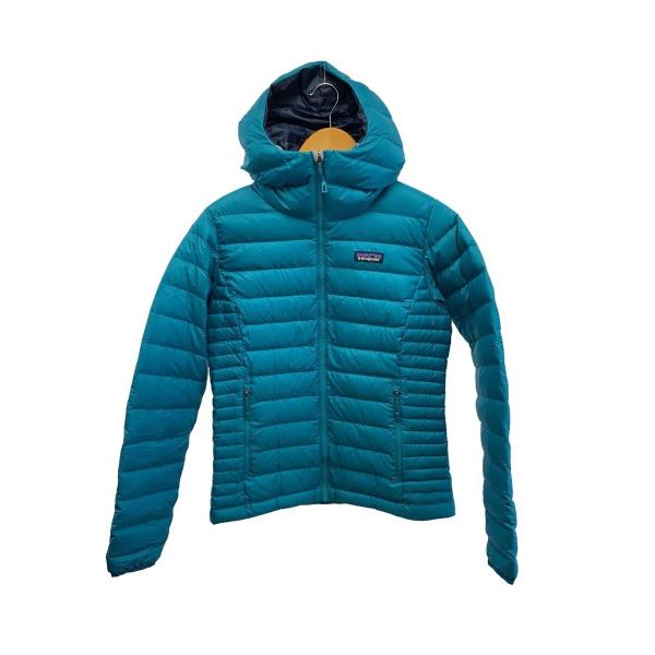 patagonia◆ダウンジャケット/S/ナイロン/BLU/無地/84711FA17/ダウンセーター...