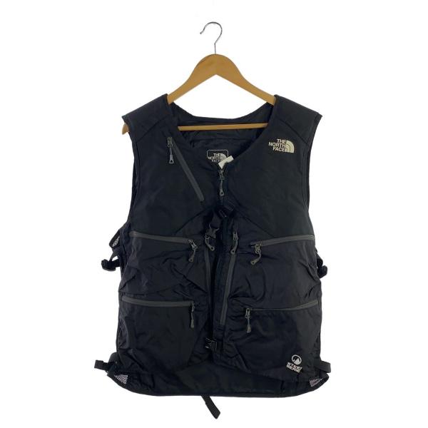 THE NORTH FACE◆POWDER GUIDE VEST/L/ナイロン/BLK//