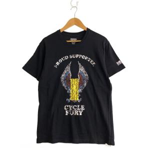NEIGHBORHOOD◆×稲葉浩志/Tシャツ/M/コットン/BLK//