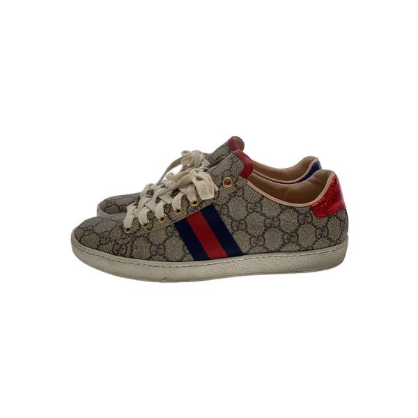 GUCCI◆ローカットスニーカー/38.5/499410/エース/GGスプリーム/グッチ